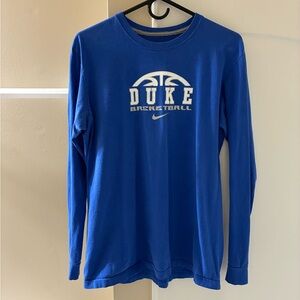 Nike Duke Blue Devils Basketball Long Sleeve Men's Shirt